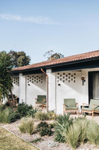 Κήπος έξω από το The Oaks Ranch