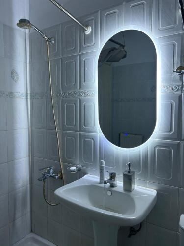 Koupelna v ubytování Villa in Ptolemaida