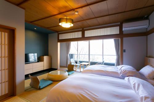嬉野温泉　旅館吉田屋にあるベッド