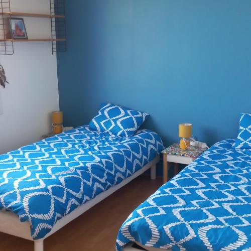 Кровать или кровати в номере Chez Malo