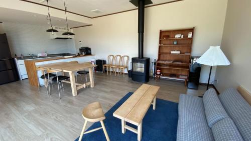 Dapur atau dapur kecil di Tabinoteitaku Retreat Ryomi Nanatsumori