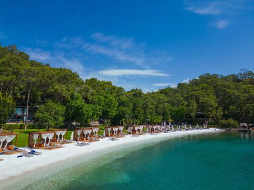 Landskap semula jadi dekat dengan resort