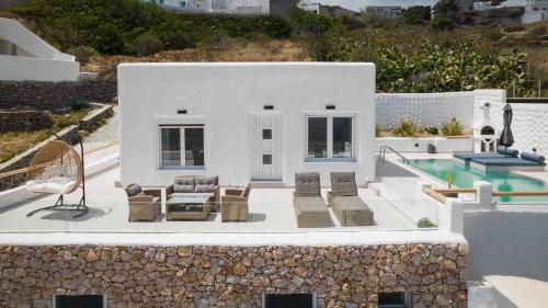 Piscina en o cerca de Dream Villa Santorini