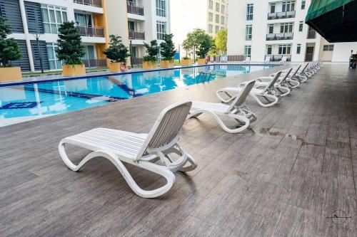 Бассейн в Romantic Homestay JB #Bathtub #Couple #Mood или поблизости