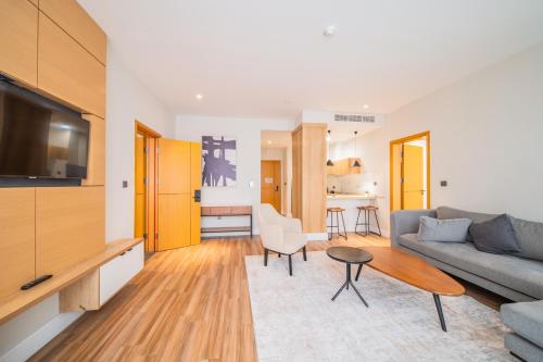 Χώρος καθιστικού στο Loft Hotel Apartment