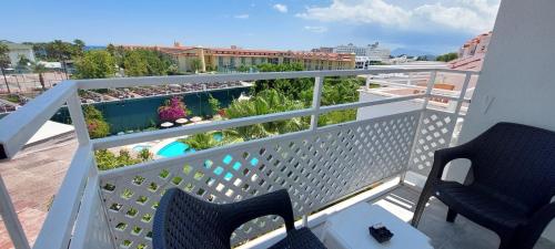 Балкон или терраса в UK Hotel Kiriş