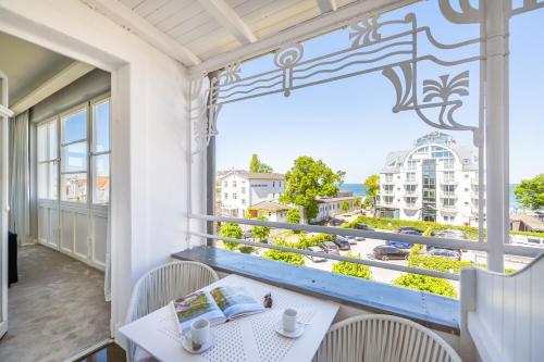 Balkón nebo terasa v ubytování Strandvilla Glückauf