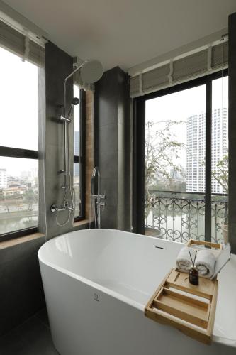 Koupelna v ubytování Mersey Central Hanoi Apart'Hotel