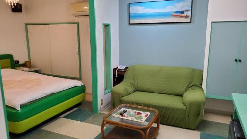 Postel nebo postele na pokoji v ubytování ホテル夢の里