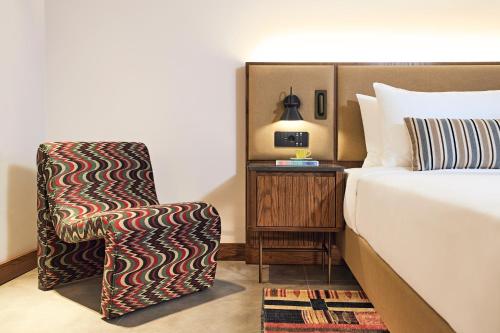 Katil atau katil-katil dalam bilik di Hyde Bodrum - Ultra All Inclusive, Adult Only
