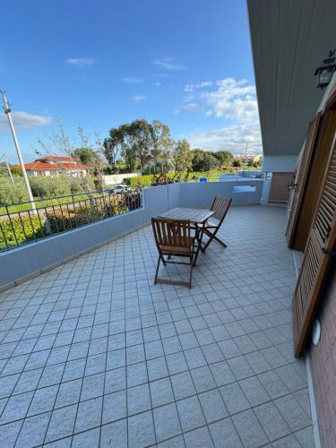 Balkoni atau teres di Villa Emilia