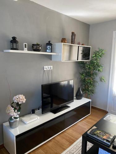 Χώρος καθιστικού στο Apartamento Zurbarán