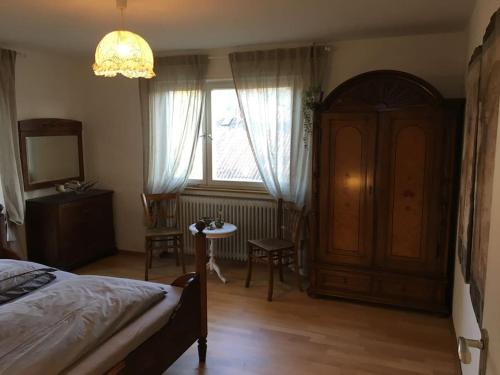 Postel nebo postele na pokoji v ubytování Bergleblick