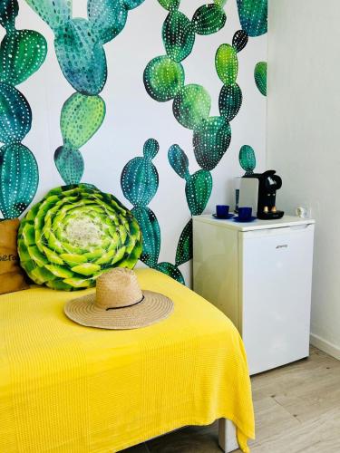 Cama o camas de una habitación en Can Chumbera Formentera
