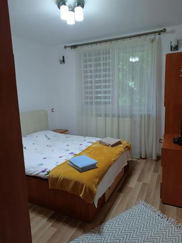 Katil atau katil-katil dalam bilik di Apartament Radu