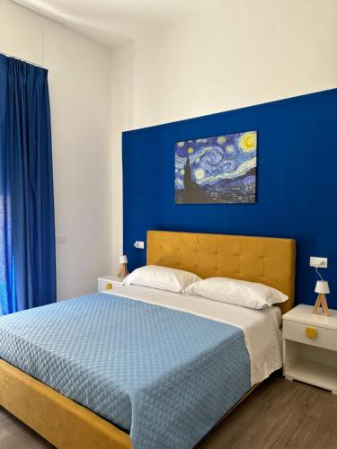 Postel nebo postele na pokoji v ubytování Il dipinto