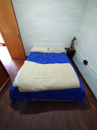 Ένα ή περισσότερα κρεβάτια σε δωμάτιο στο La cabaña