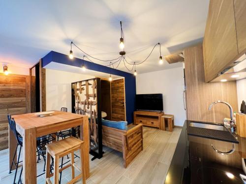 Charmant appartement aux Gets, 2 chambres, Wi-Fi, parking inclus