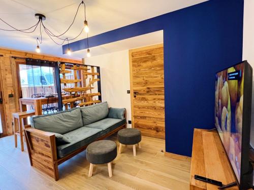 Charmant appartement aux Gets, 2 chambres, Wi-Fi, parking inclus