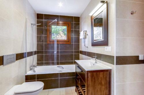 Koupelna v ubytování Villa Alexandria
