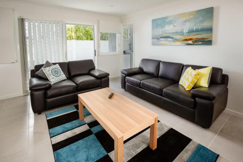 Posezení v ubytování Wallsend Executive Apartments