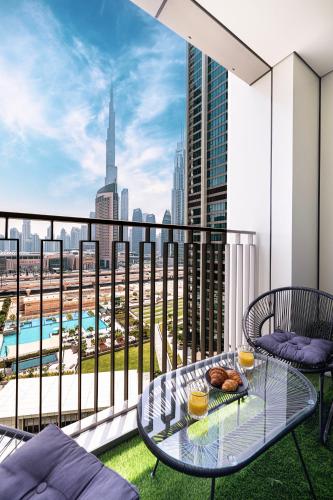 FULL Burj Khalifa view 2BR with Dubai Mall connection in Downtown