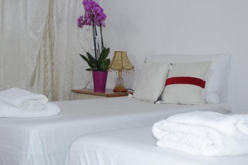 Ένα ή περισσότερα κρεβάτια σε δωμάτιο στο Studio center of city