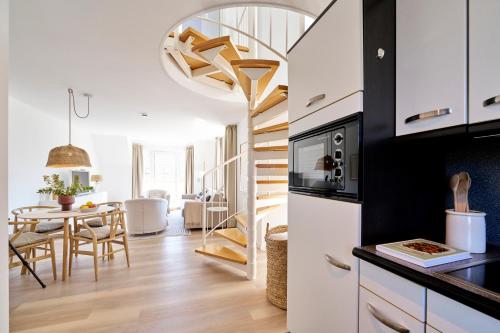 Η κουζίνα ή μικρή κουζίνα στο Haus Nordstrand