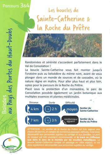 a flyer for a centre for sa synthetic gardening as a roote au practice at Gîte insolite, logement fabuleux in Guyans-Vennes