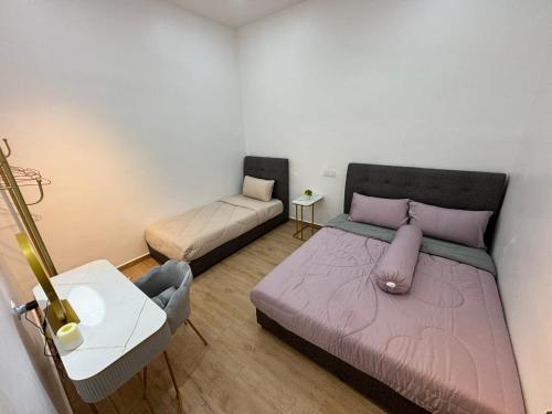 Ένα ή περισσότερα κρεβάτια σε δωμάτιο στο 126 Homestay TYPE C