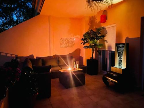 Luxury seaview apartment in Marbella located in a secure gated community with swimming pool and large terrace Perfect for families visiting Marbella and Puerto Banús