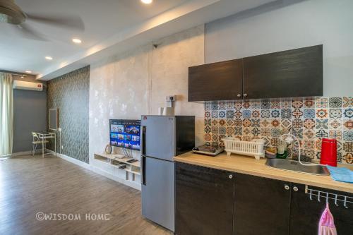 Seaview Mansion One Georgetownにあるキッチンまたは簡易キッチン