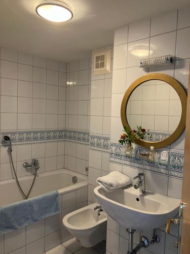 Koupelna v ubytování Louisenvilla