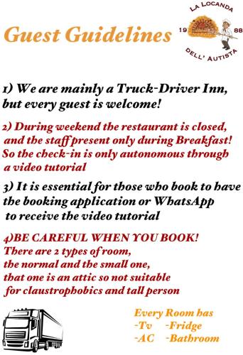 a flyer for a truck driver jam but every guest is welcome at Affittacamere Dell'Autista in Brugnato