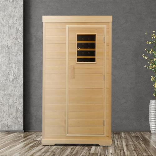 a wooden door with a window in a room at 貸別荘せせらぎ in Taga