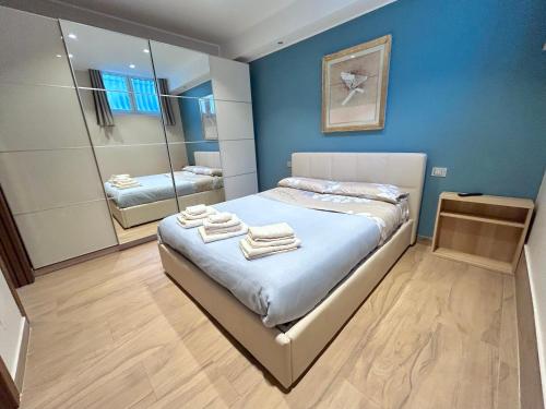 Posteľ alebo postele v izbe v ubytovaní R39 Elegant Apartment with Private Parking