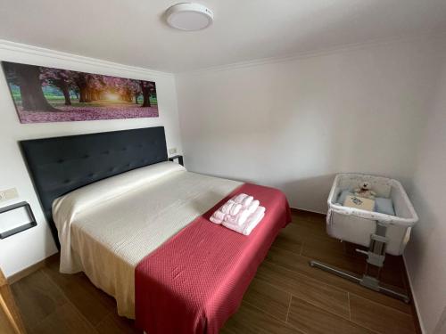 Postel nebo postele na pokoji v ubytování Casa Yanira