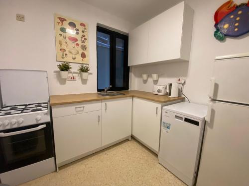 St Julians Property with Terraceにあるキッチンまたは簡易キッチン