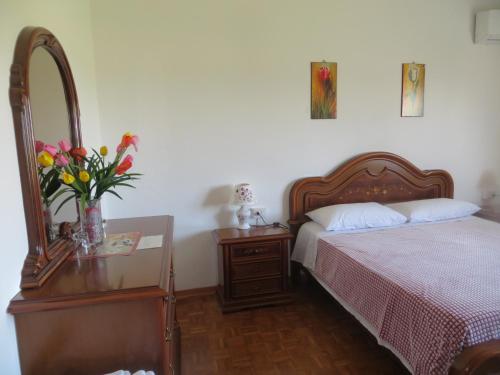 Postel nebo postele na pokoji v ubytování 5 Palme