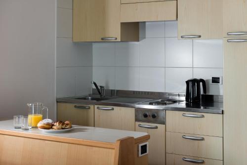 Køkken eller tekøkken på Apartments Boè