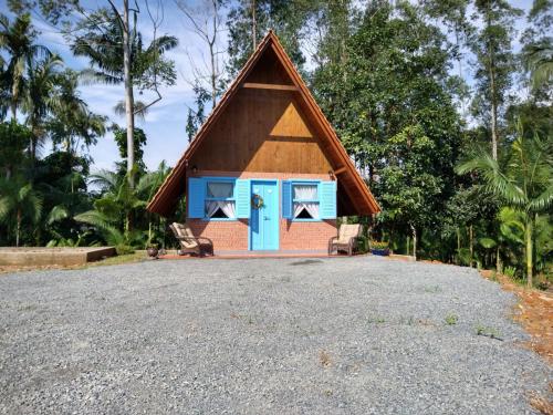 Taman di luar Chalé Bienen Garten