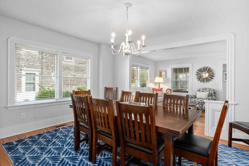 a dining room with a table and chairs at 388 Main Street Chatham Cape Cod - - The Priscilla House in Chatham