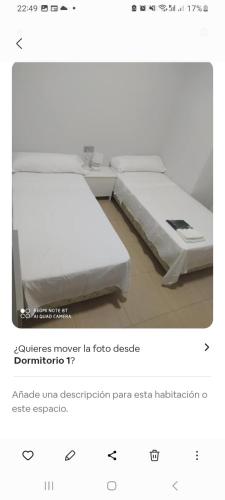 Posteľ alebo postele v izbe v ubytovaní Céntrico melilla