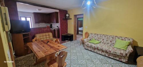 Posezení v ubytování La Baita di Serena