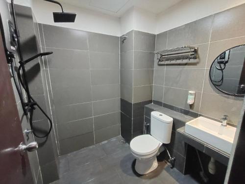 Koupelna v ubytování Alish Studio Apartment with Pool, Netflix, Wifi