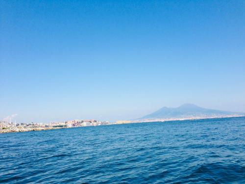 a large body of water with a city in the background at Napoli Centro Casa Vacanza in Naples