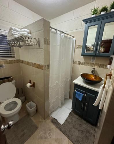 Ein Badezimmer in der Unterkunft Windy Bottom