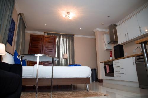 Kuchyň nebo kuchyňský kout v ubytování Cromer Apartments