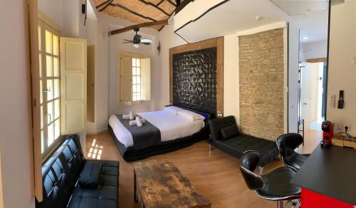 Ένα ή περισσότερα κρεβάτια σε δωμάτιο στο Luxury Apartments Chinitas 11