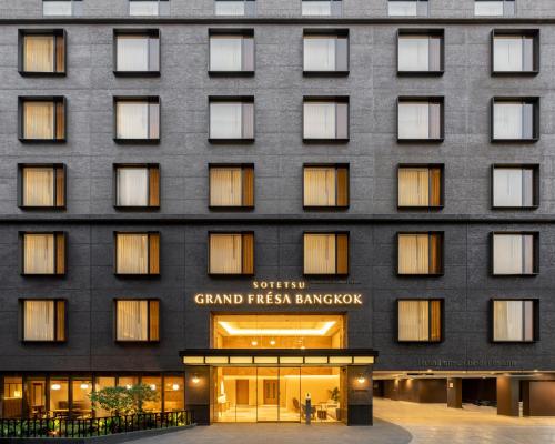 een weergave van het Grand Rafles Bangkok hotel bij Sotetsu Grand Fresa Bangkok 相鉄グランドフレッサバンコク in Bangkok